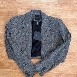 Tobacco tweed smythe blazer